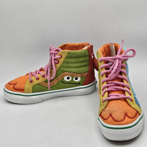 Vans x SESAME STREET SK8-Hi Zip Kids 2 Limited Edition cookie monster & grouch - Picture 10 of 16